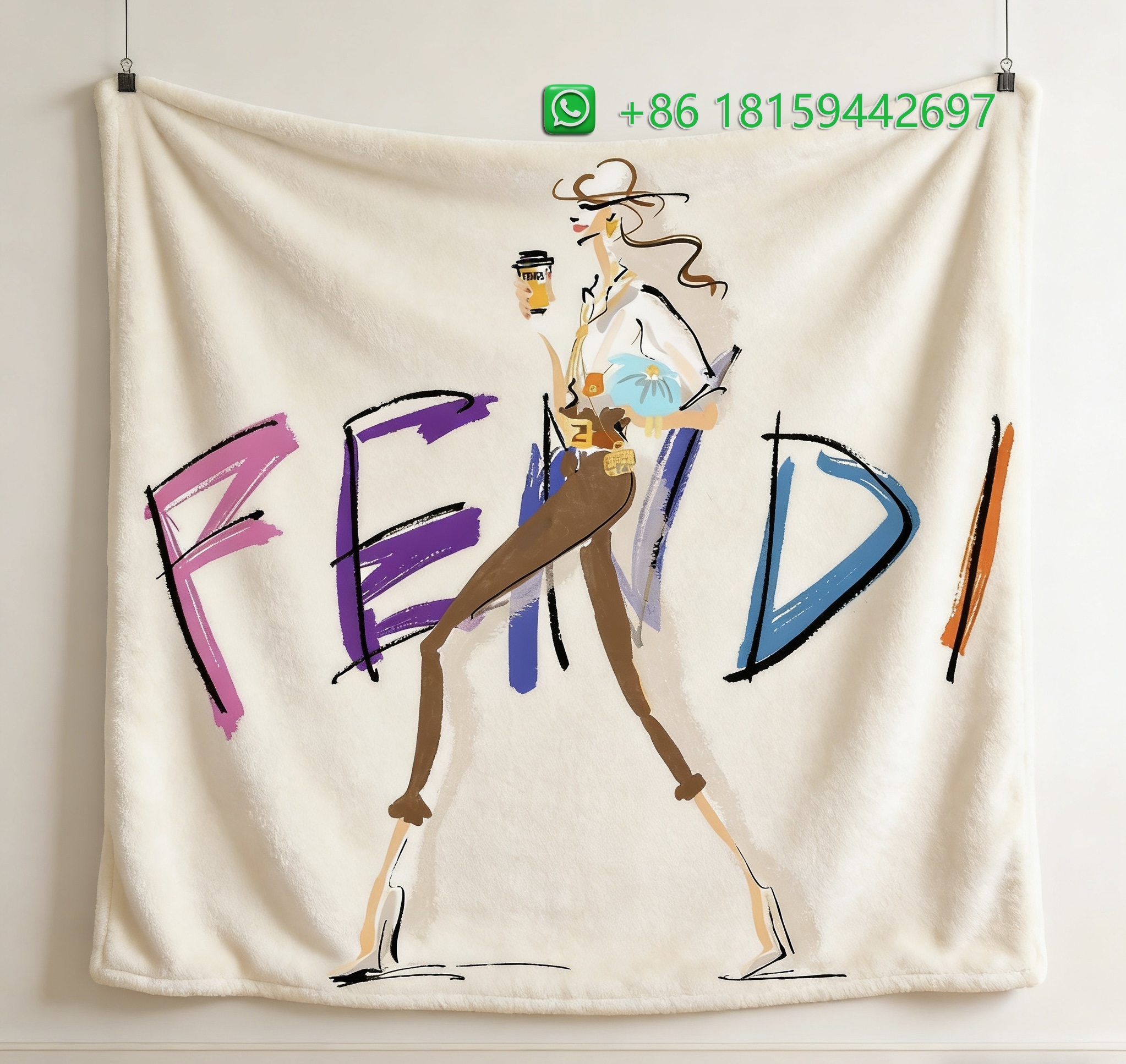 Fendi Throw Blankets